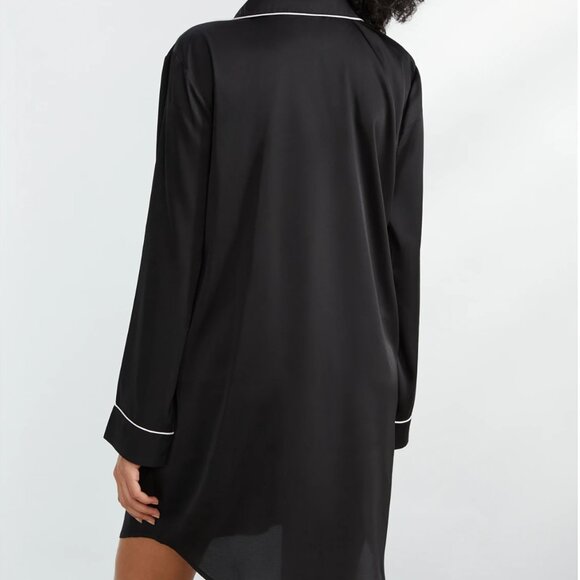 Bare Necessities • The Washed Satin Sleep Shirt • XL - Picture 2 of 7
